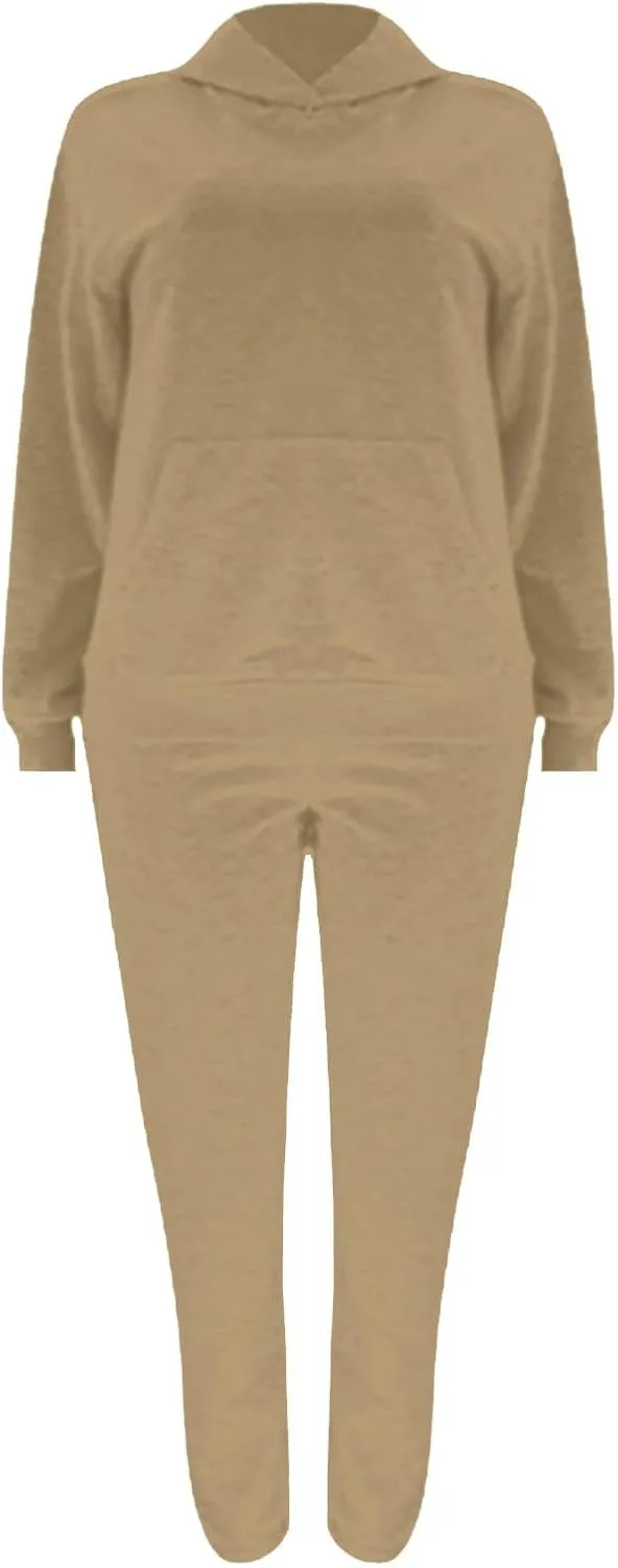 Womens Sweatsuits 2 Piece Set Sweatsuits Pullover Fleece Sweatshirt Jogger Pants Lounge Set Two Piece Jogging Suits
