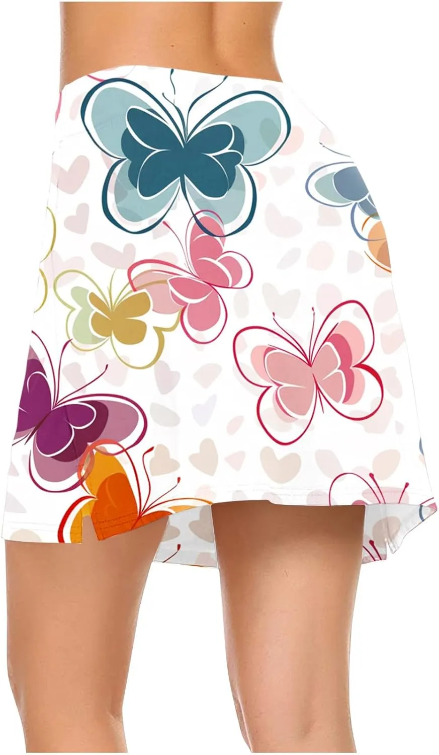 Womens Tennis Skirt Golf Skorts with Shorts 2025 Trendy Printed High Waisted Workout Yoga Pants Legging with Pockets