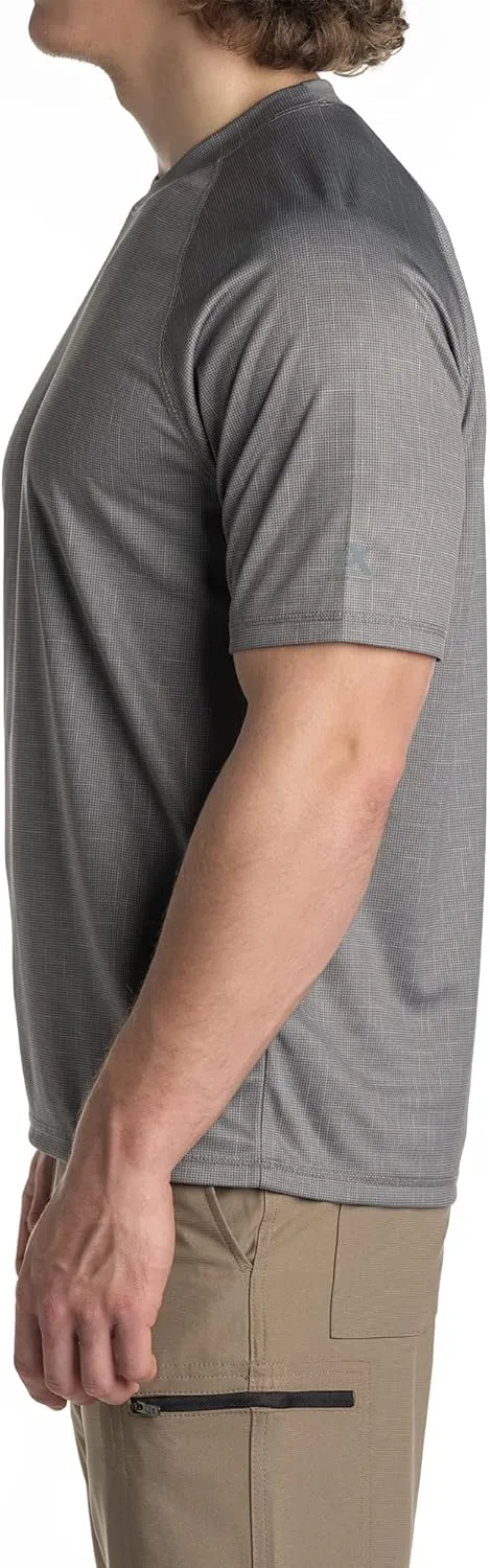 ZeroXposur Mens Sun Shirt UPF 50  - Lightweight, Quick-Dry Swim Shirts for Men - Short-Sleeve Rash Guard for Men