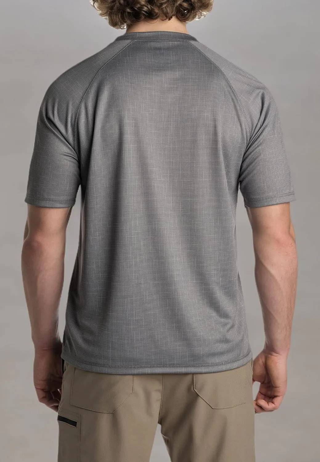 ZeroXposur Mens Sun Shirt UPF 50  - Lightweight, Quick-Dry Swim Shirts for Men - Short-Sleeve Rash Guard for Men